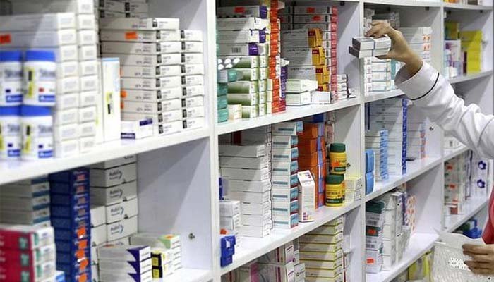 Well-equipped hospital pharmacy